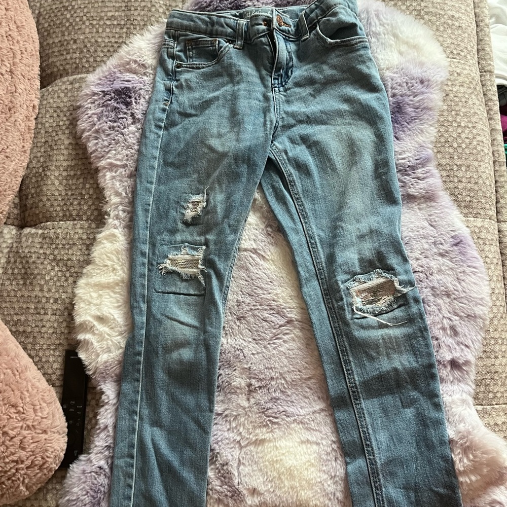 Girls sequin jeans